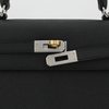 Hermes Kelly Sellier 25 Black Epsom Electrum HW