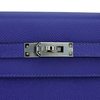 Hermès Kelly Sellier 25 Blue Electrique Epsom PHW