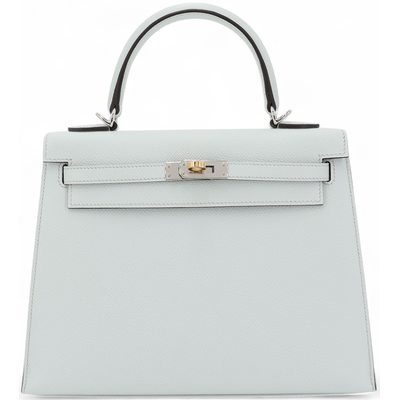 Hermes Kelly Sellier 25 Gris Platine Epsom Electrum HW