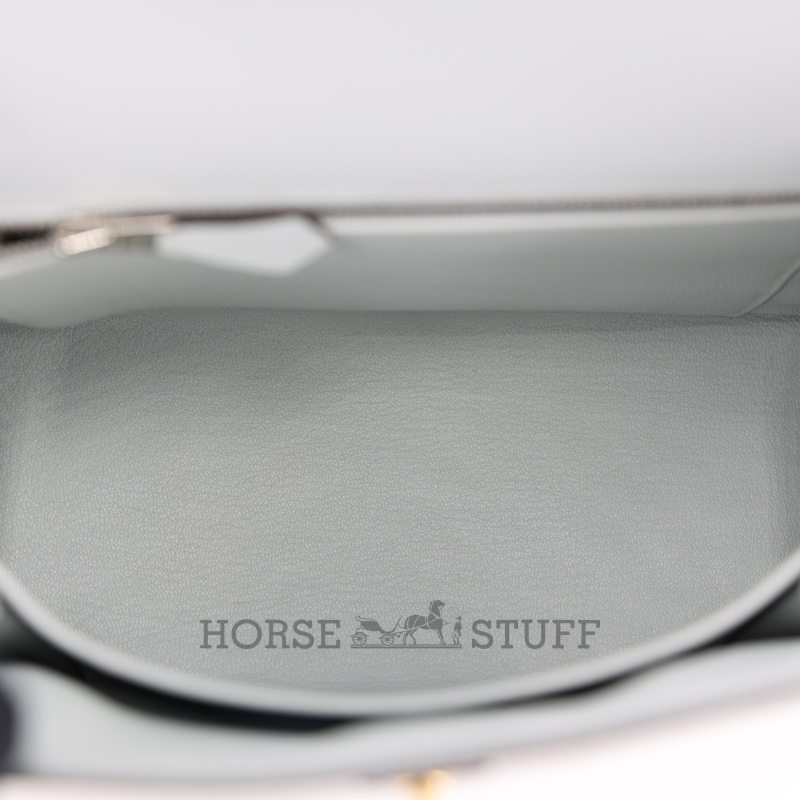 Hermes Kelly Sellier 25 Gris Platine Epsom Electrum HW
