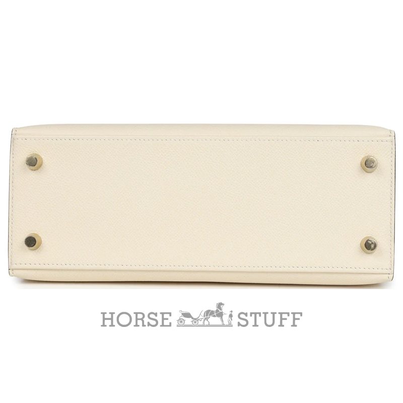 Hermès Kelly Sellier 25 Nata Epsom GHW