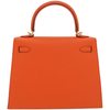 Hermès Kelly Sellier 25 Orange Epsom GHW