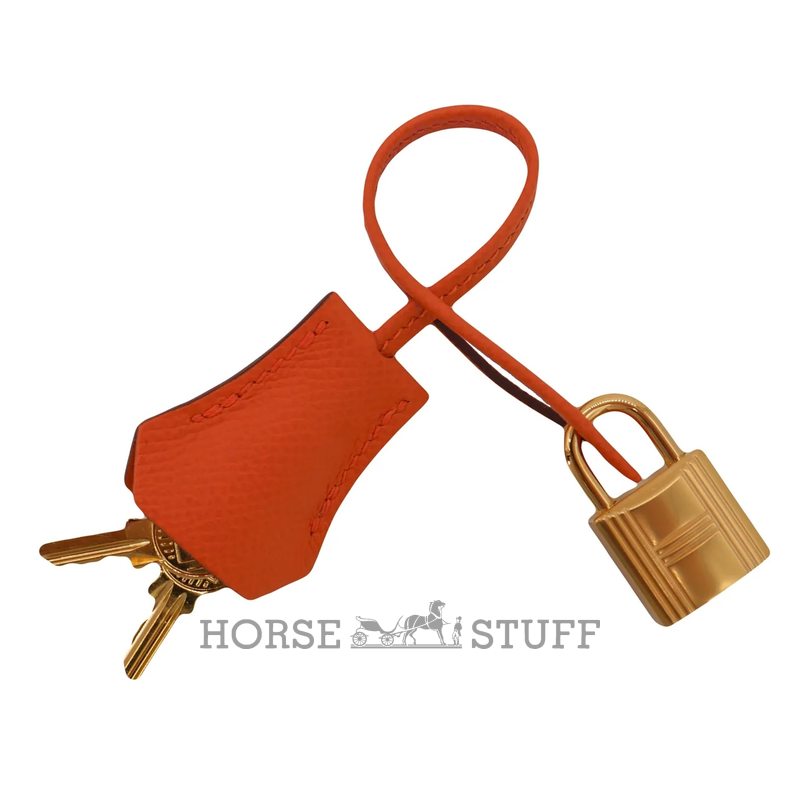 Hermès Kelly Sellier 25 Orange Epsom GHW