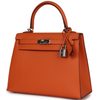 Hermès Kelly Sellier 25 Orange Epsom PHW