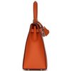 Hermès Kelly Sellier 25 Orange Epsom PHW