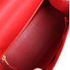 Hermès Kelly Sellier 25 Rouge Casaque Epsom GHW