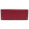 Hermès Kelly Sellier 25 Rouge Grenat Epsom GHW