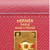 Hermès Kelly Sellier 25 Rouge Grenat Epsom GHW