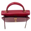 Hermès Kelly Sellier 25 Rouge Grenat Epsom GHW