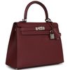 Hermes Kelly Sellier 25 Rouge H Epsom Electrum HW
