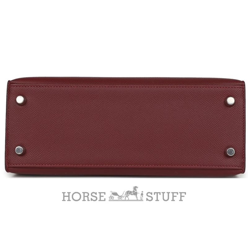 Hermes Kelly Sellier 25 Rouge H Epsom Electrum HW
