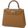 Hermès Kelly Sellier 25 Sesame Epsom PHW