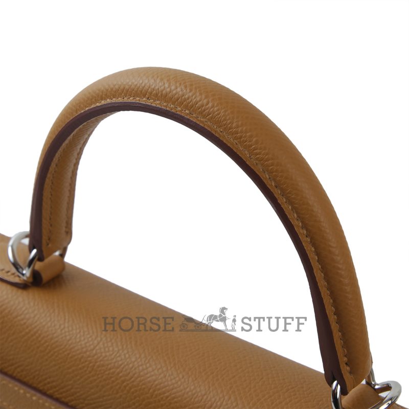 Hermès Kelly Sellier 25 Sesame Epsom PHW