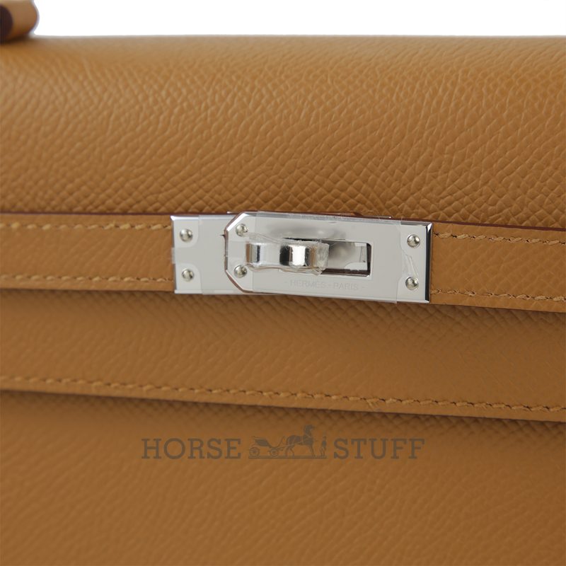 Hermès Kelly Sellier 25 Sesame Epsom PHW