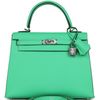 Hermès Kelly Sellier 25 Vert Comics Epsom PHW