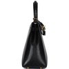 Hermès Kelly Sellier 25 Black Shiny Niloticus Lizard GHW