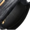 Hermès Kelly Sellier 25 Black Shiny Niloticus Lizard GHW