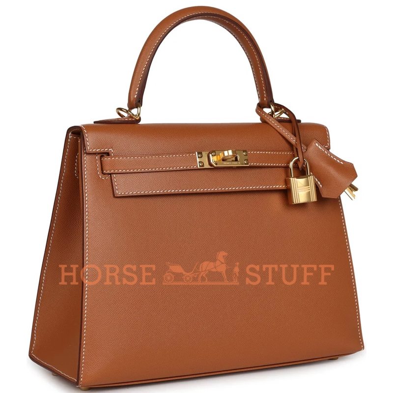 Hermès Kelly Sellier 25 Gold Madame GHW