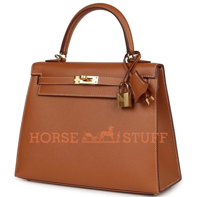 Hermès Kelly Sellier 25 Gold Madame GHW