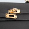 Hermes Kelly Sellier 25 Graphite Madame GHW