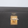 Hermes Kelly Sellier 25 Graphite Madame GHW