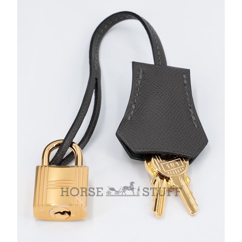 Hermes Kelly Sellier 25 Graphite Madame GHW