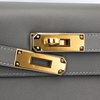 Hermes Kelly Sellier 25 Gris Meyer Madame GHW