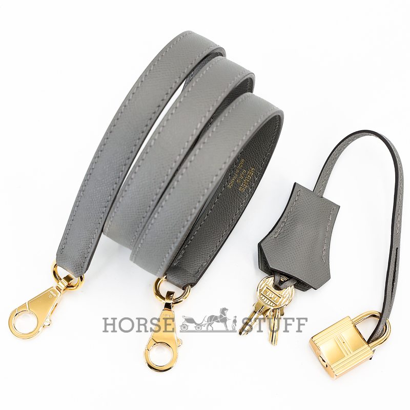 Hermes Kelly Sellier 25 Gris Meyer Madame GHW