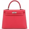 Hermès Kelly Sellier 25 Rose Extreme Madame PHW