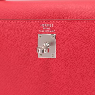 Hermès Kelly Sellier 25 Rose Extreme Madame PHW