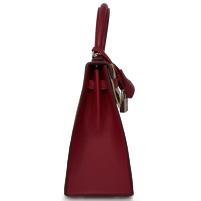 Hermès Kelly Sellier 25 Rubis Madame PHW