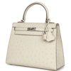 Hermès Kelly Sellier 25 Beton Ostrich PHW
