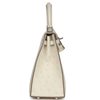 Hermès Kelly Sellier 25 Beton Ostrich PHW