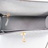 Hermès Kelly Sellier 25 Blue Glacier Ostrich GHW