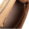 Hermès Kelly Sellier 25 Chai Ostrich GHW
