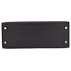 Hermès Kelly Sellier 25 Special Order HSS Black / Craie Epsom GHW