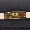 Hermès Kelly Sellier 25 Special Order HSS Black / Craie Epsom GHW