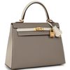 Hermès Kelly Sellier 25 Special Order HSS Etoupe / Craie Epsom BGHW