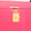 Hermès Kelly Sellier 25 Special Order HSS Rose Azalee / Etoupe Epsom BGHW