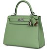 Hermès Kelly Sellier 25 Special Order HSS Verso Vert Criquet / Gold Epsom PHW