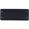 Hermès Kelly Sellier 25 Special Order HSS Verso Blue Indigo / Gris Perle Ostrich PHW