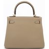 Hermès Kelly Retourne 25 Beige Marfa Swift GHW