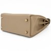 Hermès Kelly Retourne 25 Beige Marfa Swift GHW