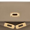 Hermès Kelly Retourne 25 Beige Marfa Swift GHW