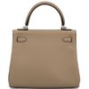 Hermès Kelly Retourne 25 Beige Marfa Swift PHW