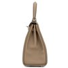 Hermès Kelly Retourne 25 Beige Marfa Swift PHW