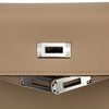 Hermès Kelly Retourne 25 Beige Marfa Swift PHW
