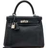 Hermes Kelly Retourne 25 Black Swift PHW