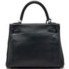 Hermes Kelly Retourne 25 Black Swift PHW