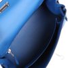 Hermès Kelly Retourne 25 Blue France Swift PHW